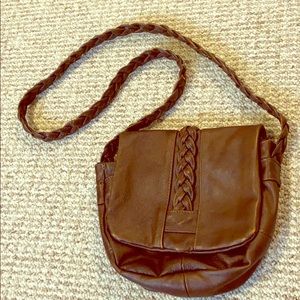 Leather crossbody bag